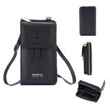Adjustable Crossbody Phone Bag With Multi Card Slots - Black - Extra Image
