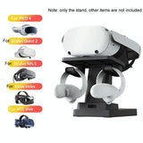 Universal Vr Headset Handle Bracket - Compatible with Pico4 Meta Quest Rift s Htc - Black - Extra Image