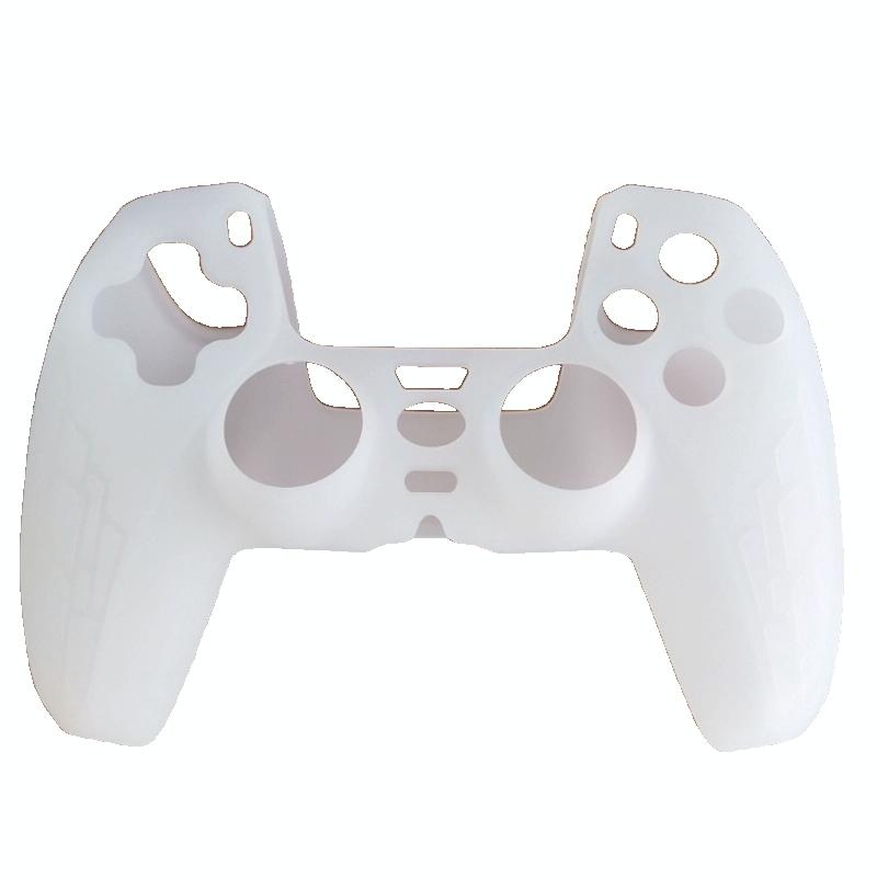 Thickened Non-slip Silicone Case for Ps5 Gamepad - Protective Cover - White