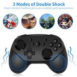 Wireless Game Handle for Nintendo Switch Lite - Tooth Design - Yellow - Close-Up Angle