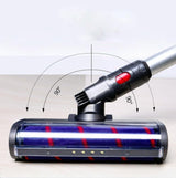 Electric Brush Drum Suction Head for Dyson Vacuum Cleaners - 45-Degree Angle
