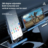 Wireless Car Charger with Infrared Sensor and Aluminum Bracket - Transparent Black