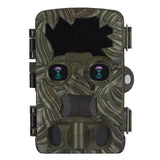 Outdoor Camouflage Dual Lens Infrared Camera with 4k Resolution and Night Vision - Front View