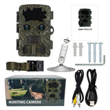 Outdoor Camouflage Dual Lens Infrared Camera with 4k Resolution and Night Vision - Side View