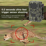 Outdoor Camouflage Dual Lens Infrared Camera with 4k Resolution and Night Vision