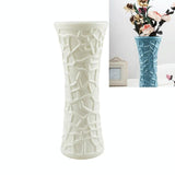 Hydroponic Vase for Dry and Wet Flower Arrangements - Milk White - Front View