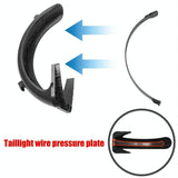 Black Fender Tail Light Cover for Ninebot Max G30 Electric Scooter - Rear View