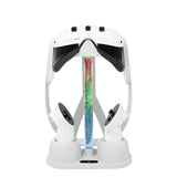 Vr Glasses Charging Base for Meta Quest 3 - Rgb Storage Bracket - Front View