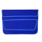 Horizontal Flap Clutch Bag with Neoprene Laptop Lining - Black - 12 Inch