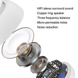 Lightweight Waterproof Bluetooth Earphone with Clip - Single-ear - Black - Top-Down View