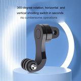 360 Degree Rotating J-hook Mount Adapter - Top-Down View