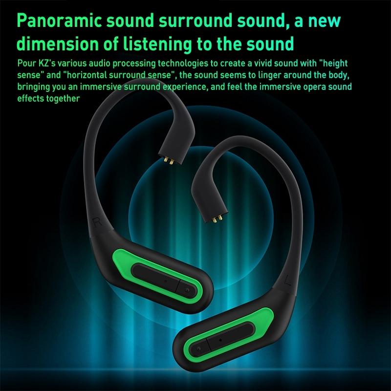 Wireless Bluetooth Headset with Interface Adaptation - Black