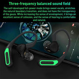 Wireless Bluetooth Headset with Interface Adaptation - Black - Close-Up Angle