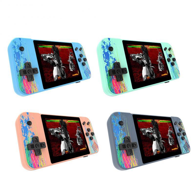 800 Built-In Games G3 Macaron Handheld Game Console With 3.5 Screen - Pink