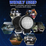 4 Inch Flood - Surface Mixed Luminous Anti - Glare Lens Round Light D0084 - Extra Image