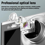 4K Hd Optical Zoom Digital Camera 60Mp Dual Screen Selfie Camera No Memory - Black