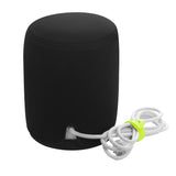 Black Dustproof Case for Homepod / Mini 2 Speaker with Anti-slip Pad - Side View