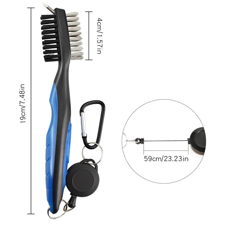 Complete Golf Club Cleaning Brush Set - Ball Slot