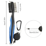 Complete Golf Club Cleaning Brush Set - Ball Slot - Top-Down View