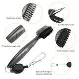 Complete Golf Club Cleaning Brush Set - Ball Slot - 45-Degree Angle