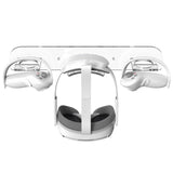 Acrylic Wall Mount for Vr Headsets - Black - Front View