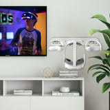 Acrylic Wall Mount for Vr Headsets - Black - Rear View