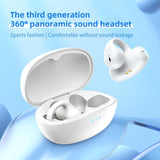 Wireless Bluetooth Earphone - Ear-mounted T306 - Black - Side View