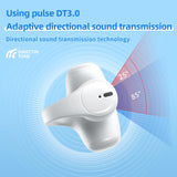Wireless Bluetooth Earphone - Ear-mounted T306 - Black - Top-Down View