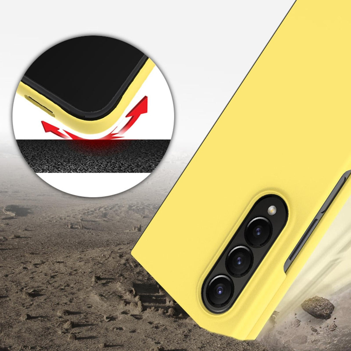 For Samsung Galaxy Z Fold4 5G Imak Js 2 Series Vibrant Case - White