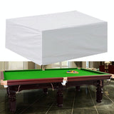 Water-repellent Billiard Table Cover - 225x116x82cm - Black - Side View