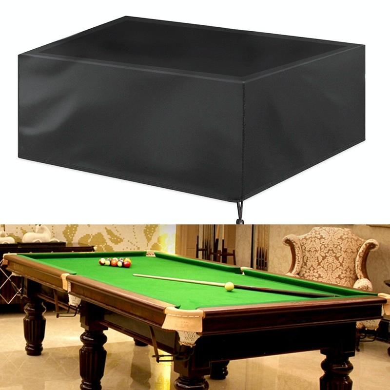 Water-repellent Billiard Table Cover - 225x116x82cm - Black