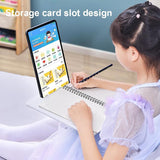 Portable Foldable Laptop Stand - Heightening Bracket Multifunctional White - Rear View