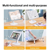 Portable Foldable Laptop Stand - Heightening Bracket Multifunctional White - Low Angle
