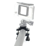 Sport Camera Bike Holder - Aluminum Bracket - Close-Up Angle