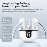 True Wireless Stereo Bluetooth Earphones - S61 - White - Extra Image
