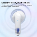 True Wireless Stereo Bluetooth Earphones - S61 - White - Extra Image