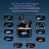 Wireless Anc Bluetooth Earphones with Touch Screen and Active Noise Reduction - Champagne Gold - Extra Image