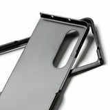 For Samsung Galaxy Z Fold4 5G Shockproof Protective Case - Transparent - Rear View