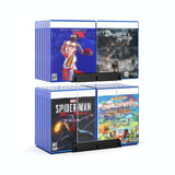 Wall-mounted Game Card Cd Storage Bracket - Black - Side View
