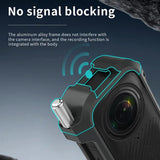 Metal Rabbit Cage & Lens Cover Set for Insta360 X4 - Black - Extra Image