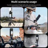 Metal Rabbit Cage & Lens Cover Set for Insta360 X4 - Black