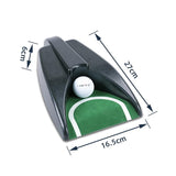 Automatic Golf Ball Returner For Putter Practice - Top-Down View
