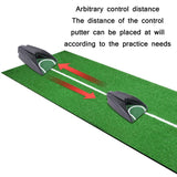 Automatic Golf Ball Returner For Putter Practice - Close-Up Angle