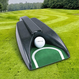 Automatic Golf Ball Returner For Putter Practice - Low Angle