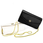 Chic One Shoulder Cowhide Bag For Women - Black
