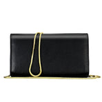 Chic One Shoulder Cowhide Bag For Women - Black