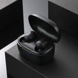 Waterproof Mini Touch-control Bluetooth Earphones with Noise Cancelling - Black