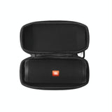 Carbon Fiber Bluetooth Speaker Bag for Jbl Flip 5 - Set of 2 Black - 45-Degree Angle