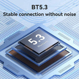 Black Wireless Bluetooth Earphones - Tws25 - 45-Degree Angle