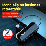 Waterproof Earphones for Driving and Riding - Black - Close-Up Angle